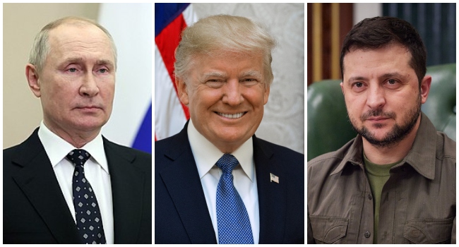 Trump's , Zelenskyy, Putin